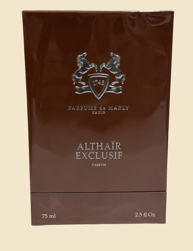 Parfums de Marly Althair Exclusif 75mL 2.5oz Brand New Sealed Amaretto Vanilla