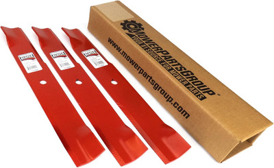 Mowerpartsgroup (3) Hi Lift Blades Fits Hustler 52'' Raptor Replaces 795526 60399