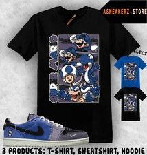 Shirt To Match AJ 1 Low OG Voodoo Alternate Sneaker Matching Retro Mario T-Shirt