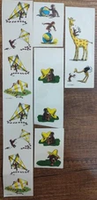 Mrs. Grossman’s Curious George Yellow Hat Stickers Lot Full Partial Sheets S72
