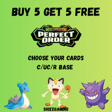 Pokemon Perfect Order /088 C/UC/R Base - Choose Your Cards!
