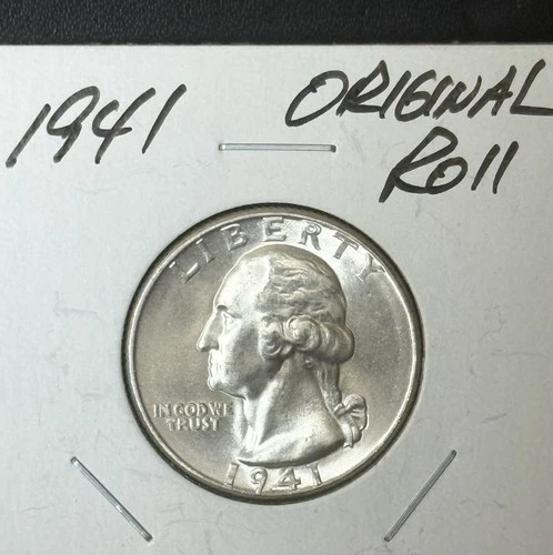 1941 P Washington Quarter - Gem BU - 90% Silver - Beauty !