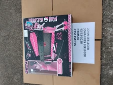 LOWEST PRICE Monster High Draculaura Dead Tired Doll Coffin Jewelry Box bed NRFB