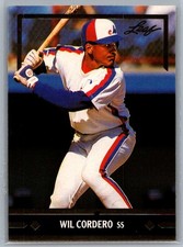 1991 Leaf #BC3 Wil Cordero Gold Rookies