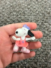 Tiny vintage snoopy peanut ballerina belle mini figure collectable toy