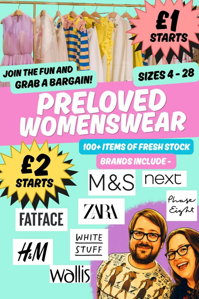 Preloved Womens Bargains 🔥 High St, Premium, Branded - £1 and £2 starts