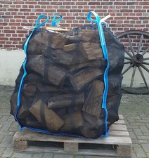 PREISHAMMER: 5 St&uuml;ck Holzbag Woodbag Brennholzsack 100x100x120 VOLLNETZ