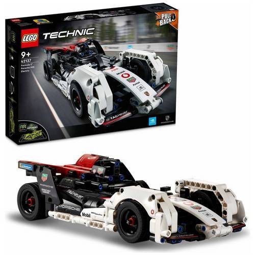 LEGO 42137 Technic Formula E Porsche 99X Electric| Pull Back Toy Racing Car
