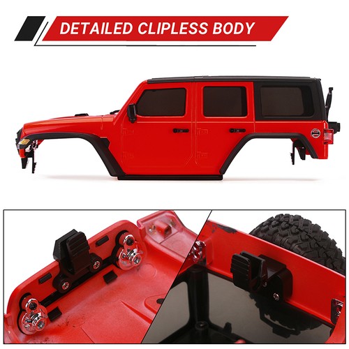 INJORA 155mm 6.10" Wheelbase ABS Hardtop Body Kit for TRX4M Bronco Defender - Picture 34 of 58