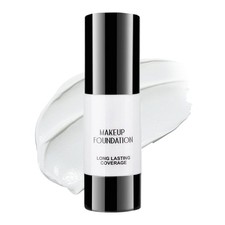 White Liquid Foundation For Halloween Makeup, Gothic Base, Full Coverage Costume