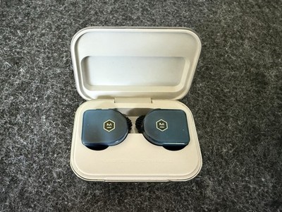 Master and Dynamic MW07 Plus True Wireless Earbuds Steel Blue Great Condition