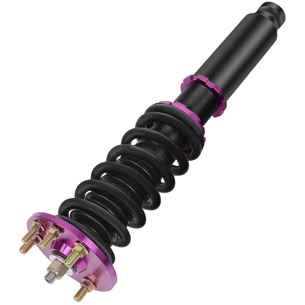 For 2003-2007 Honda Accord Struts Shock Absorber Adj Height Purple Coilovers