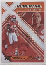 2019 Panini XR X-Ponential Potential Orange 21/25 Mecole Hardman Jr #XPP-13 uk2