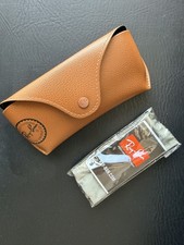 Ray Ban Universal Brown Medium Soft Case for Sunglasses  Eyeglasses with Cloth