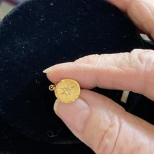 Simmons 14k Tie Tack With 2mm Diamond