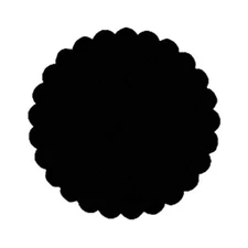 Uchida LV-SJCP65 Clever Lever Super Jumbo Craft Punch, Scallop Circle