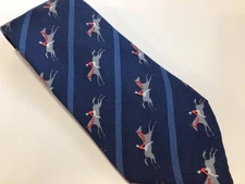 HERMES “Equestrian” SILK TIE / 883 PA / MADE IN FRANCE / Beautiful
