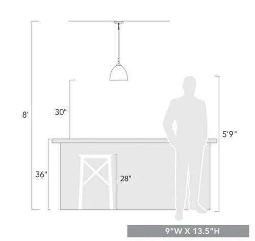 🔥 Golden Lighting Zoey 1-Light Matte Black Standard Pendant, Free Shipping! - Picture 2 of 3