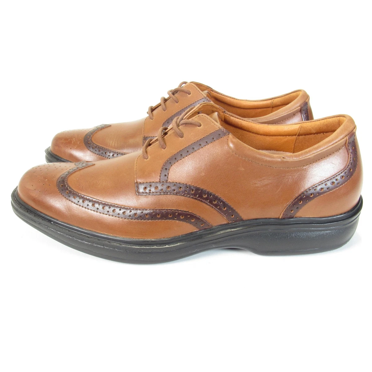 Dr Comfort wingtip orthopedic dress brown oxford leather shoes 11w Dr. Comfort Elegant Oxfords for Men | Mercari main image 2
