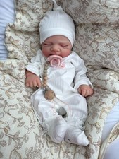 Silicone Reborn Doll - Weighted Newborn Girl- reborn - Therapy Doll