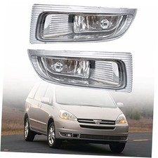 2-Pack Fog Lights Assembly with Bulbs Driver and Passenger Side Replacement