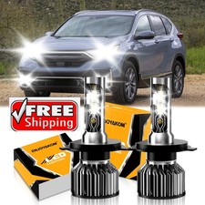For Honda CR-V 1997-2013 2014 2x Car Front LED Headlight Bulb High&Low Beam Kit