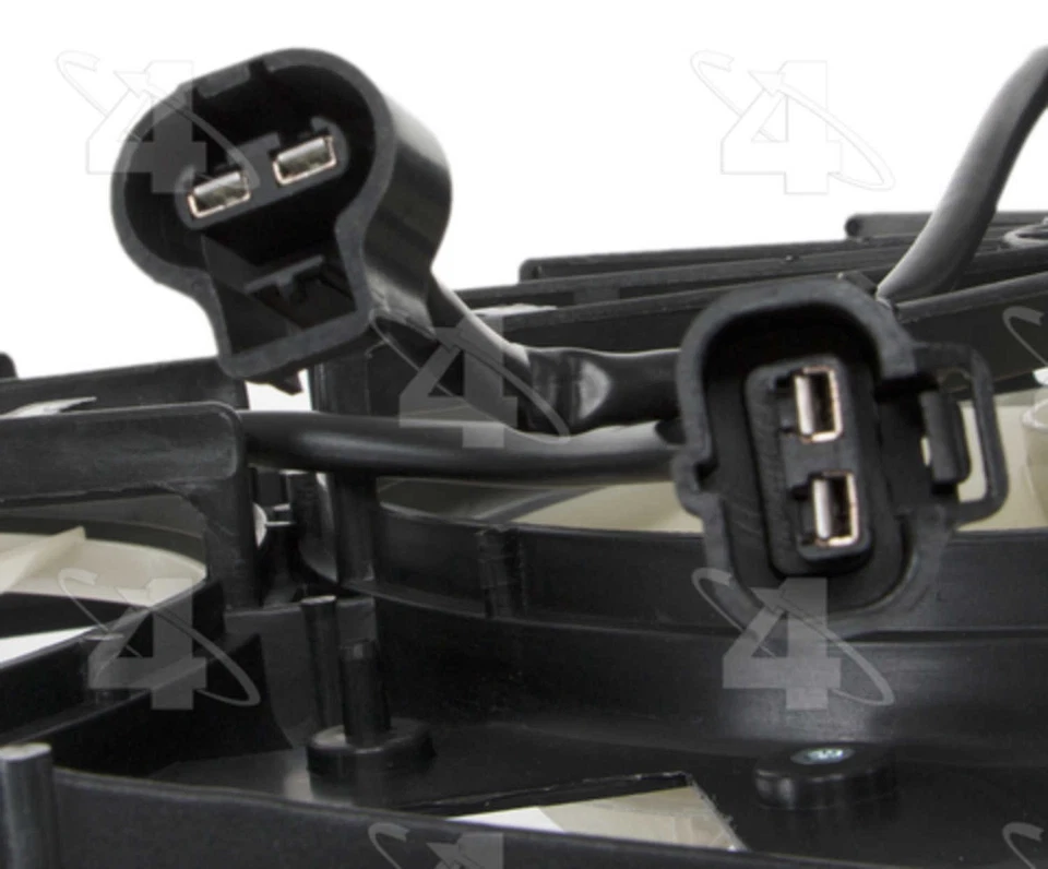 Conjunto de ventilador de radiador y condensador doble - Conjunto de ventilador de rueda / estado. se adapta a 07-15 LS460 Foto 2 de 3