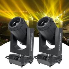 2Pack 350W Waterproof Moving Head Light DMX Sky Sharpy Super Beam IP65 Outdoor