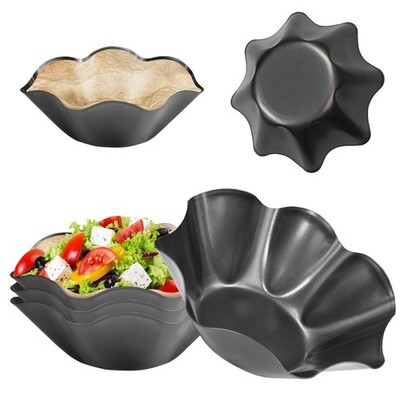6Pcs Large-Nonstick Tortilla Shell Maker 8.4-inch Taco Salad Bowl Pans Set