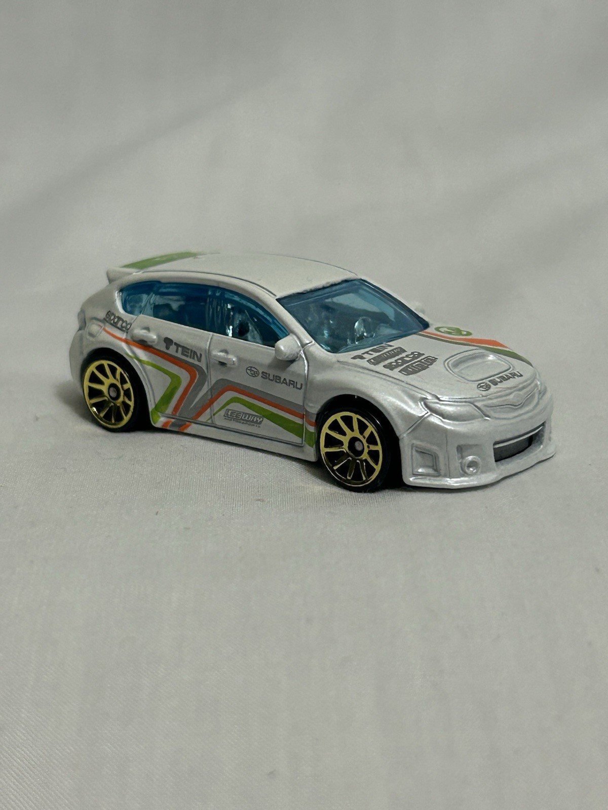 Hot Wheels - 2011 Subaru WRX STI Hatchback - Night Burnerz Series- Die Cast 1:64