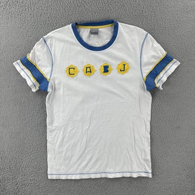 Vintage Nike Adult Medium White T Shirt CABJ Boca Juniors Republics De Boca EUC