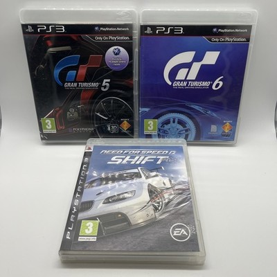 Gran Turismo 5 & 6 / Need For Speed Shift (PlayStation 3, PS3) PAL versions