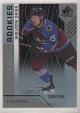 2018 Upper Deck SP Game Used Authentic Rookies Rainbow 280/294 Sheldon Dries z6b