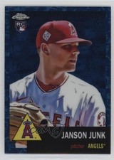 2022 Chrome Platinum Anniversary Toile White & Blue Refractor Janson Junk 4c5