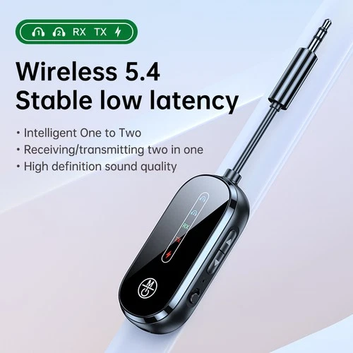 Bluetooth-Compatible 5.4 Audio Adapter Bluetooth-Compatible Receive Send 2-in-1