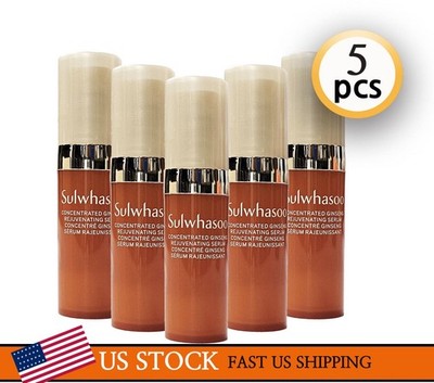 Sulwhasoo Concentrated Ginseng Rejuvenating Serum 5ml × 5pcs. Premium K-Beauty