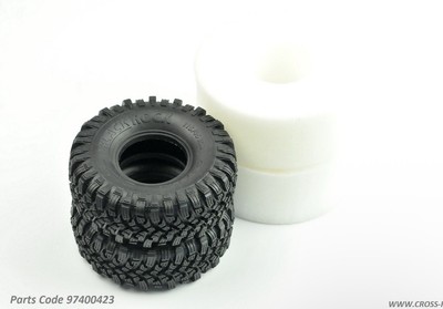 CrossRC Blackrock Tires Super Soft With Inserts 115/45/1.9  CZR97400423