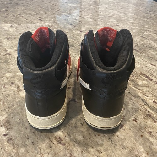 Nike Air Force 1 High Top Shoes – Red/Black – Men’s Size 9 – Style 315121-009 - Picture 4 of 13