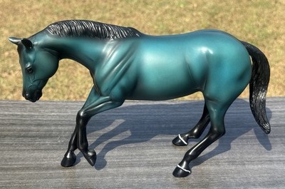 Peter Stone Turquoise Performance Horse Traditional Scale Model