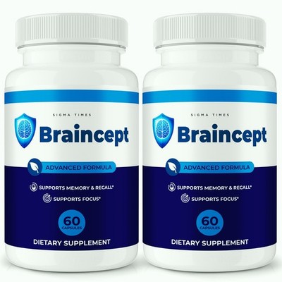 Braincept Capsules, Official Formula for Advanced Brain Support - 2 Pack