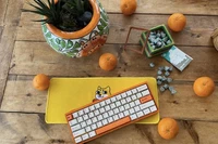 Wooting 60HE-Tofu Redux Case (Orange) Gateron HE Jade Emerald Tactile Switches