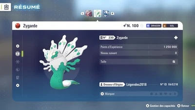 Pokémon événement Zygarde Shiny | Pokémon Legends ZA - Photo 1/2