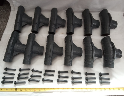 lot of 12 Replacement T-connector For Bestway 14’ x 48” Steel Pro Max Pool w/.