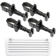 4 Pack RV Refrigerator Vent Clips for Norcold 617772 Replacement Quarter Turn