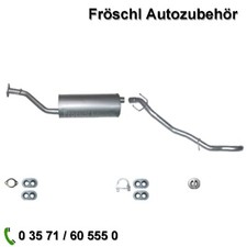 Komplette Auspuff Anlage für Opel Frontera A 2.0 4x4 a*