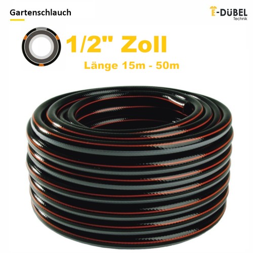 Gartenschlauch 4 lagig 1/2" 3/4" 1" Zoll  Wasserschlauch Bewässerungsschlauch - Bild 4 von 6