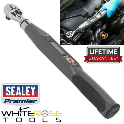 Sealey Drehmomentschlüssel digital 3/8'' Vierkantantrieb 2-24 Nm Premier Aufbewahrungskoffer