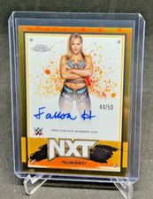 2025 Topps Chrome WWE Wrestling FALLON HENLEY Gold Refractor AUTO 44/50