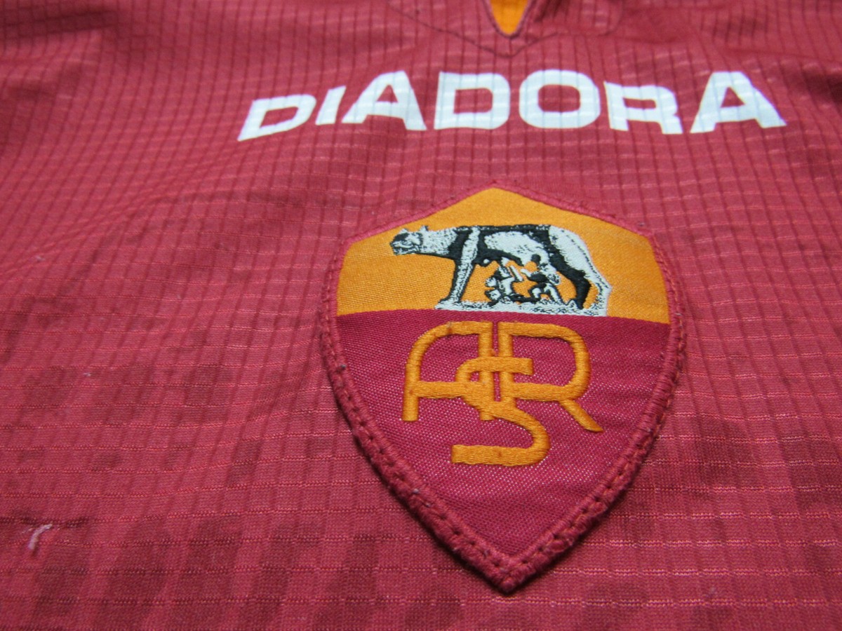 AS ROMA LONG SLEEVE jersey shirt DIADORA 1997-1998 Kim AS ROMA LONG SLEEVE jersey shirt DIADORA 1997-1998 Kim