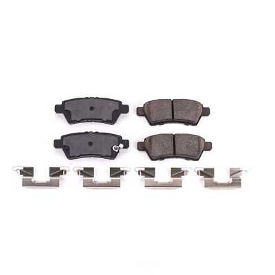 Disc Brake Pad Set-Rear Z17 Low-Dust Ceramic Brake Pads with Hardware Power Stop